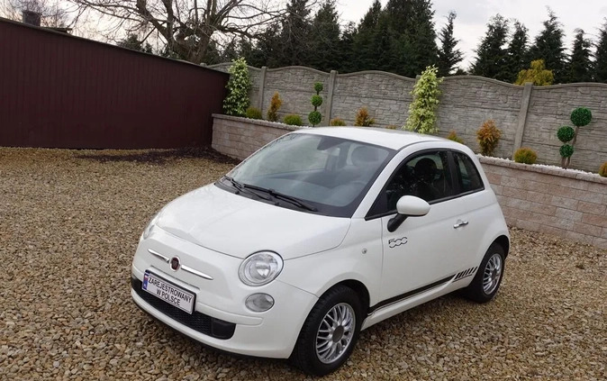 Fiat 500 cena 21900 przebieg: 133000, rok produkcji 2010 z Osieczna małe 92